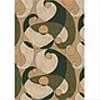 Milliken Remous 8 X 11 Deep Olive Area Rugs