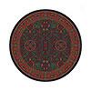 Milliken Sumero 8 Round Russet Ebony Area Rugs