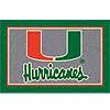 Milliken University Of Miami 4 X 5 U Miami Area Rugs