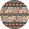 Milliken Wide uRins 8 Round Hazy Forest Area Rugs