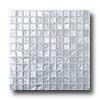 Mirage Tile Laser Glass Plain Mosaic 12 X 12 Platinum Tile & Stone