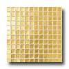 Mirage Tile Laser Glass Plain Inlaid 12 X 12 Pure Gold Tile & Stone