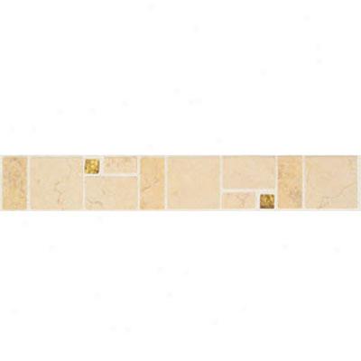 Mohawk Accent Statements - Stone Noce Bucaro Decorative Tumbled Border Tile & Stone