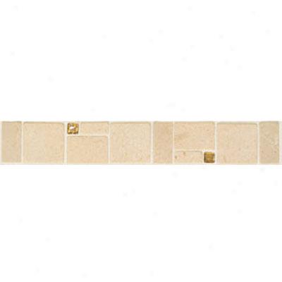 Mohawk Accent Statements - Stone Dorato Bucaro Decorative Tumbled Border Tile & Stone