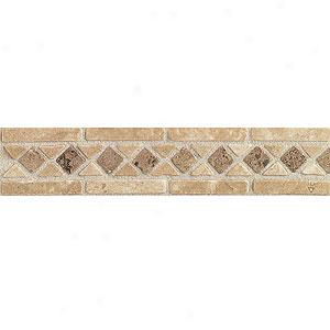 Mohawk Accent Statements - Stone Sienna/ivory/antalya Diamond Decorative Border Tile & Stone