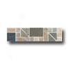 Mohawk Artistic Collection - Accent Statements - Stone Gold Multicolor Geometric Slate Border Tile & Stone