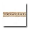 Mohawk Artistic Collection - Accent Statements - Stone Sienna/ivory/antalya Brilliant Decorative Border Tile & Stone