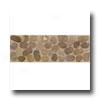 Mohawk Artistic Collection - Accent Statements - Stone Cottto Pebble Border Tile & Stone