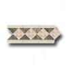 Mohawk Artistic Collection - Accent Statements - Stone Emperador Onyx Diamond Marble Border Tile & Stone