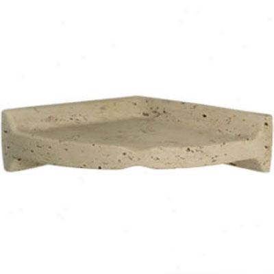 Mohawk Bath Accessories Travertine Corner Shelf Tile & Stone