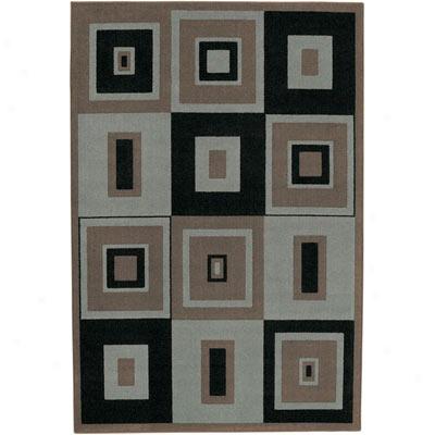 Mohawk Metropolis 5 X 8 Center Square (ice) Area Rugs