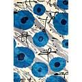 Momeni, Inc. Koi 8 X 11 Koi Blue Area Rugs