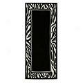 Nejad Rugs African Safari 3 X 8 Runner Zebra Border Black/ivory Area Rugs