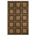 Nejad Rugs African Safari 4 X 6 Animal Magnetism Beige/brown Area Rugs