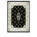 Nejad Rugs Floral Garden 12 X 18 Floral Aubuson Black/ivory Are aRugs