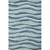 Nejad Rugs Ocean Waves 4 X 6 Ocean Waves Blue Area Rugs