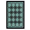 Nejad Rugs Omni 8 X 11 Teal/black Area Rugs