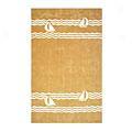 Nejad Rugs Silboat 4 X 6 Yellow Area Rugs