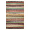 Nejad Rugs Santa Fe 8 X 10 Seagrass Stripes Multi/ivory Area Rugs