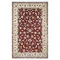 Nejad Rugs Silk & Wool 3 X 6 Tabriz Burgundy/ivory Area Rugs