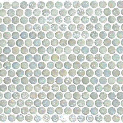 Onix Mosaico Geoglass Circle Circle Fire Red Tile & Stone