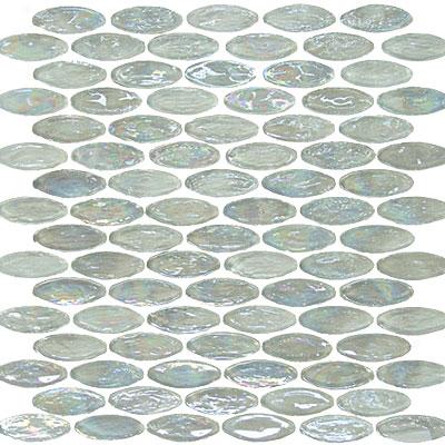 Onix Mosaico Geoglass Oval Oval Lineen Tile & Stone