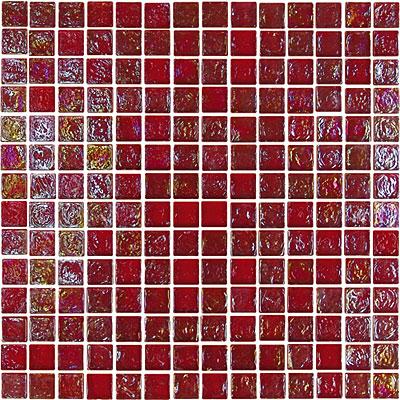 Onix Mosaico Geoglass Square Square Fire Red Tile & Stone