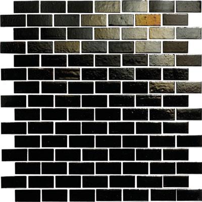 Original Denominate Iridescnt Brickbond Glass Mosaic Jungfrau Tile & Stone