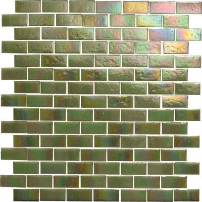 Original Style Iridescent Brickbond Glass Mosaci Jaya Tile & Stone