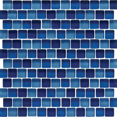 Original Style Offset Sky Mixed Frosted Mosaic Biscay Tile & Stone