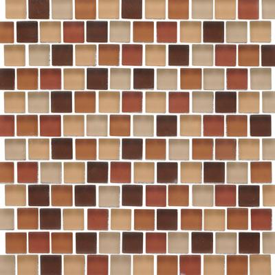 Original Style Offset Sky Mixed Frosted Mosaic Cardigan Tile & Stone