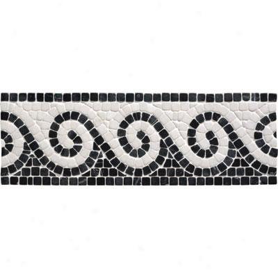 Oddity Diction Stone Borders Black Atheniqn Scroll Tile & Stone