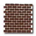 Original Style Tumbled Earth Single Brickbond Mosaic Amur Tile & Stone