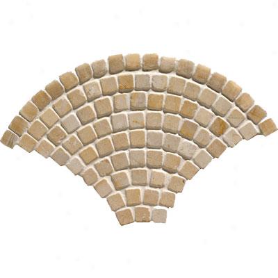 Original Style Venetian Fan Mosaic Honey Tile & Stone