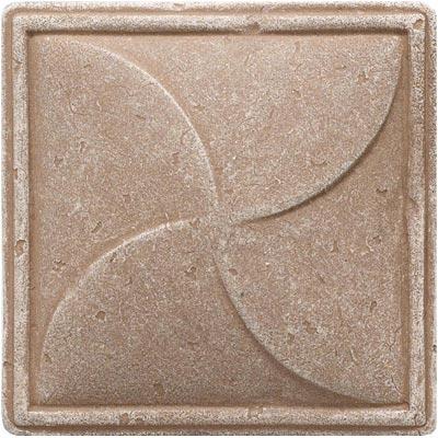 Questech Doret Classcs - Noche Pinwheel Deco Tile & Stone