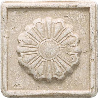 Questech Dorseet Classics - Travertine Rosette Dot Tile & Stone