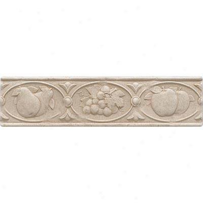 Questech Dorset Decoratives - Travertine Fruit Cameo Liner Tile & Stone