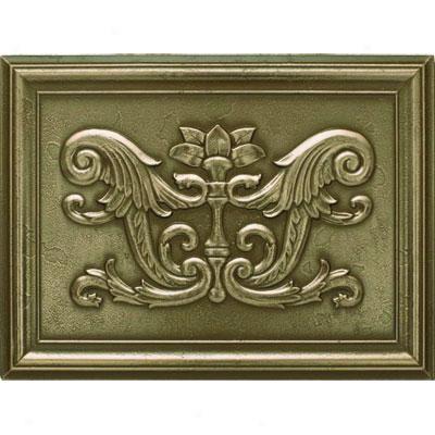 Questech Mesa Bronze Fiddlehead Mural 12 X 16 Fiddlehead Mural Tile & Stone