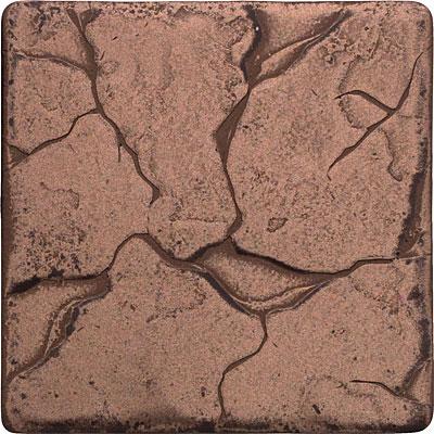 Questech Minted Metals Deco 4 X 4 Plaza Deco Bronze Tile & Stone