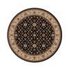 Radici Usa Biltmore Ii 8 Round Black Area Rugs