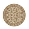 Radici Usa Biltmore Iv 8 Round Light Ivory Area Rugs