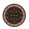 Radici Usa Biltmore Iv 8 Round Black Area Rugs