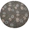 Radici Usa Elegance 8 Round Platinum Area Rugs