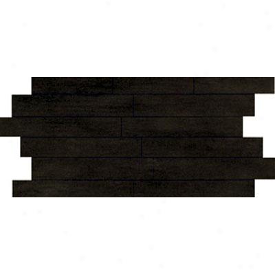 Ragno Rrvision 12 X 24 Mosaic Black Tile & Stone