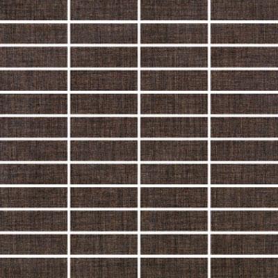 Ragno Textile 12 X 12 Mosaic (1 X 3) Brown Tile & Stone