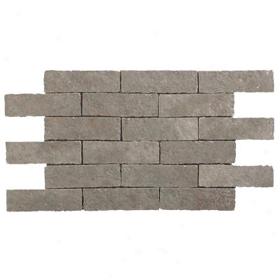 Rock & Rock Montana Brick Mosaic Gris Tile & Rock