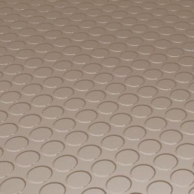 Roppe Rubber Tile 900 - Low Profile Raised Circular Design (992) Sandstone Rubber Flooring