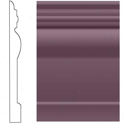 Roppe Visuelle Wall Base 7 3/4 Burgundy Rubber Flooring