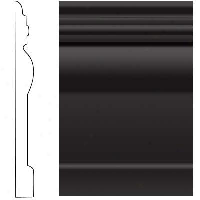 Roppe Visuelle Wall Base 7 3/4 Black Rubber Flooring