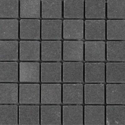 Solistone Charcoaal Sandstone Charcoal Square Mosaic Tile & Stone